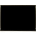Lavi Industries , Hinged Frame Sign Panel/Barrier, , 60" x 48", Matte Black 50-HFP1007/MB/BK